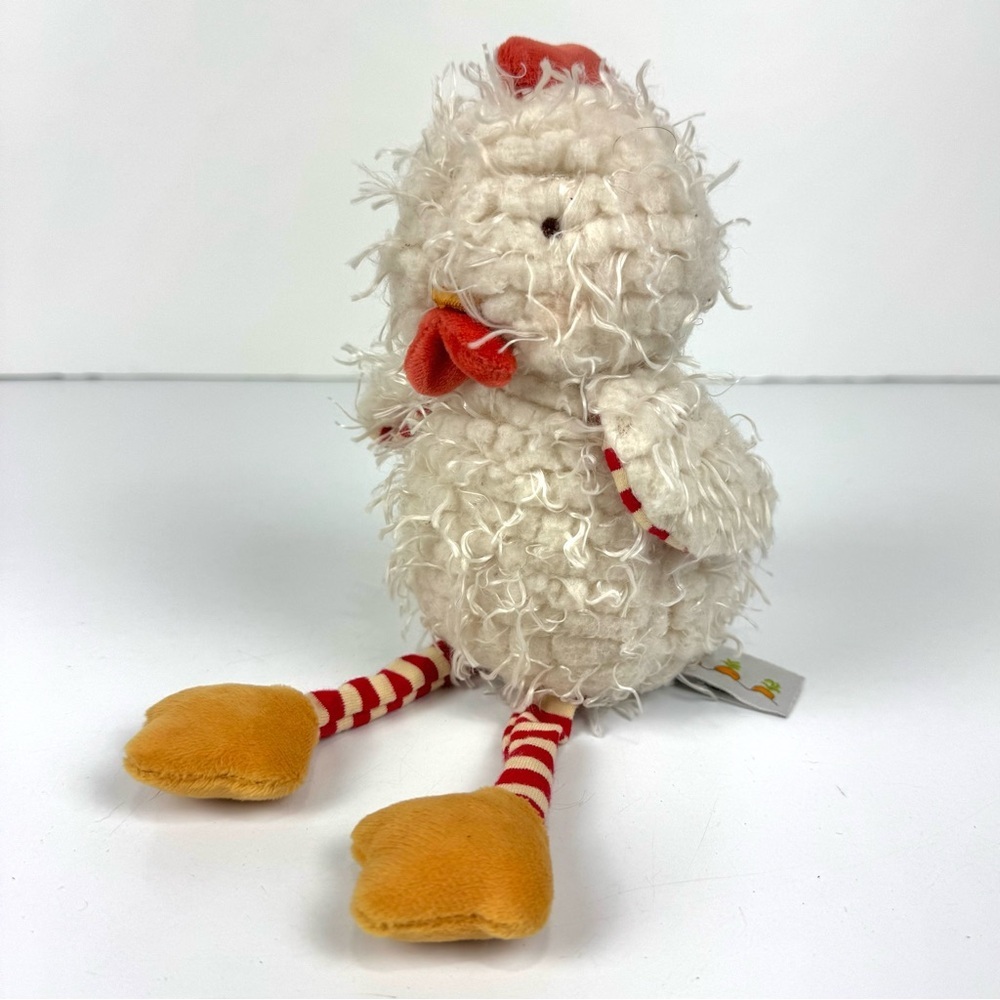 Bunnies By The Bay Plush Stuffed Wee Clucky Chick Chicken Stuffed Animal 7” Cute